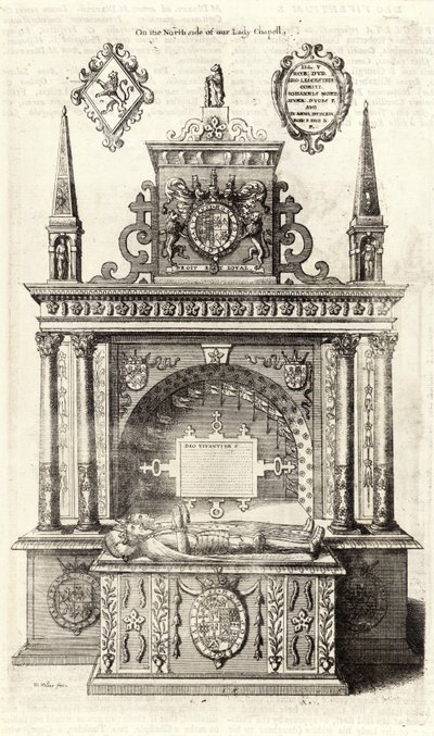 Robert Dudley, Earl of Leicester (monument) by Wenceslaus Hollar